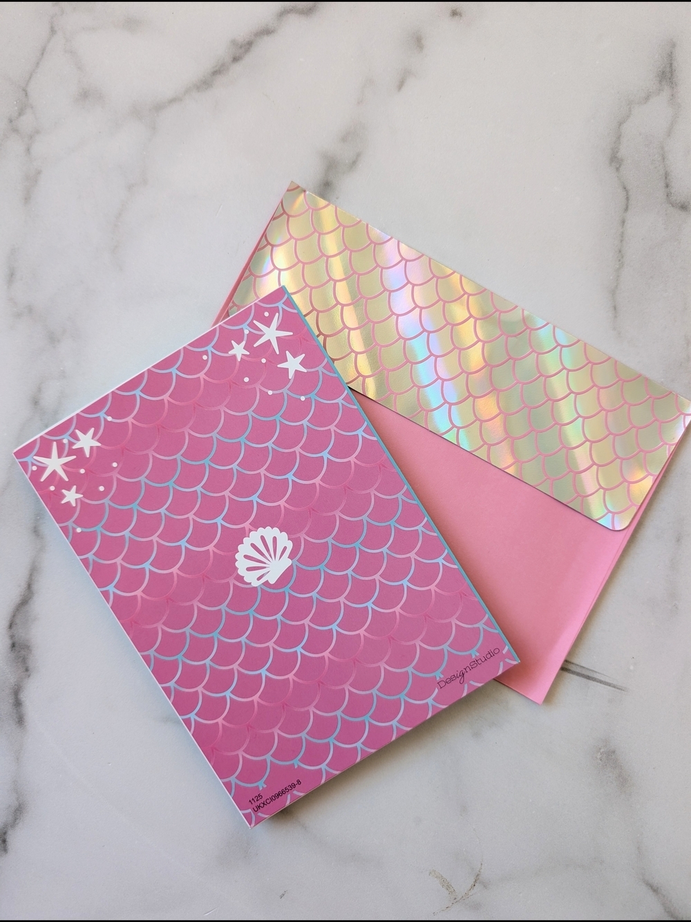 Pink Seahorse Pop-Up Card with Envelope - Picture 3 of 3